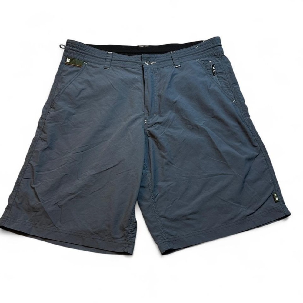 Howler Brothers gray horizon hybrid nylon summer shorts size 35x10
